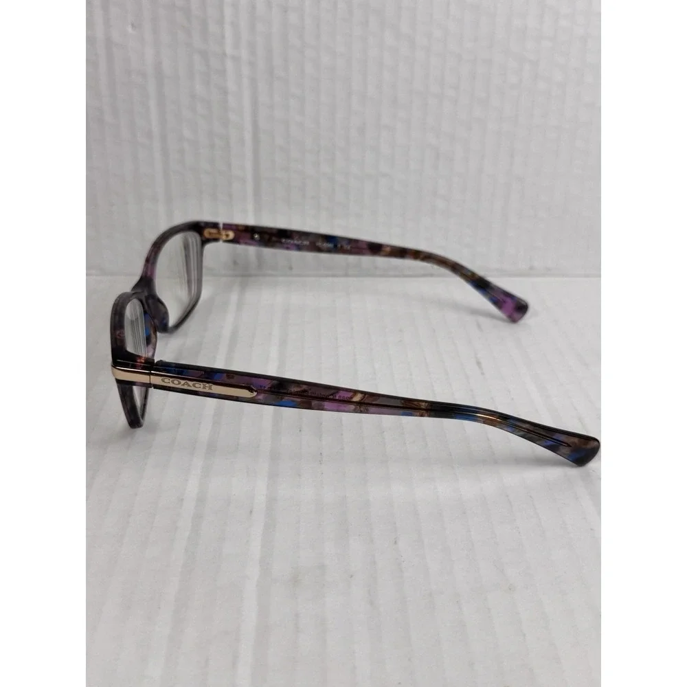 COACH HC 6065 5288 CONFETTI PURPLE GOLD AUTHENTIC FRAMES EYEGLASSES 51-17 K1